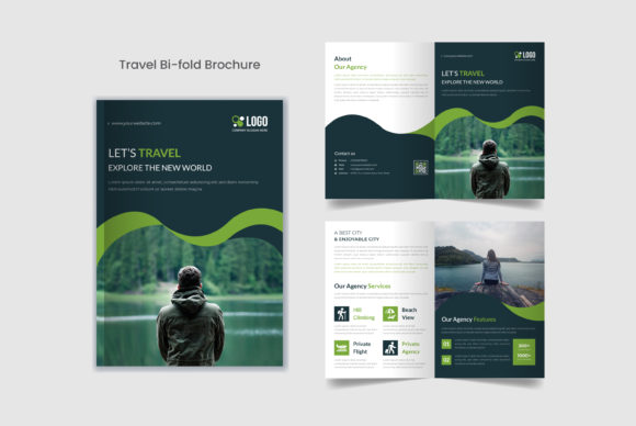 Download Tour &amp; Travel Agency Bifold Brochure - Premium Bundle