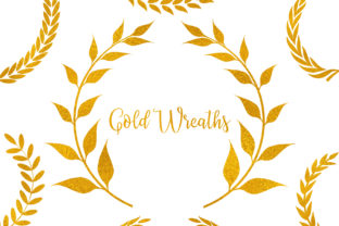 Download Gold Wreaths Clipart,Gold Frame Clipart - Wreaths Collection