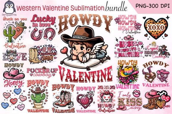 Download Western Valentine Sublimation Bundle - Premium Resources