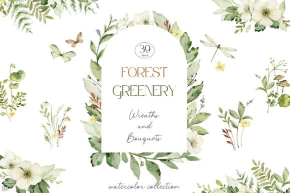 Download Forest Greenery. Wreaths and Bouquets - Wreaths Collection
